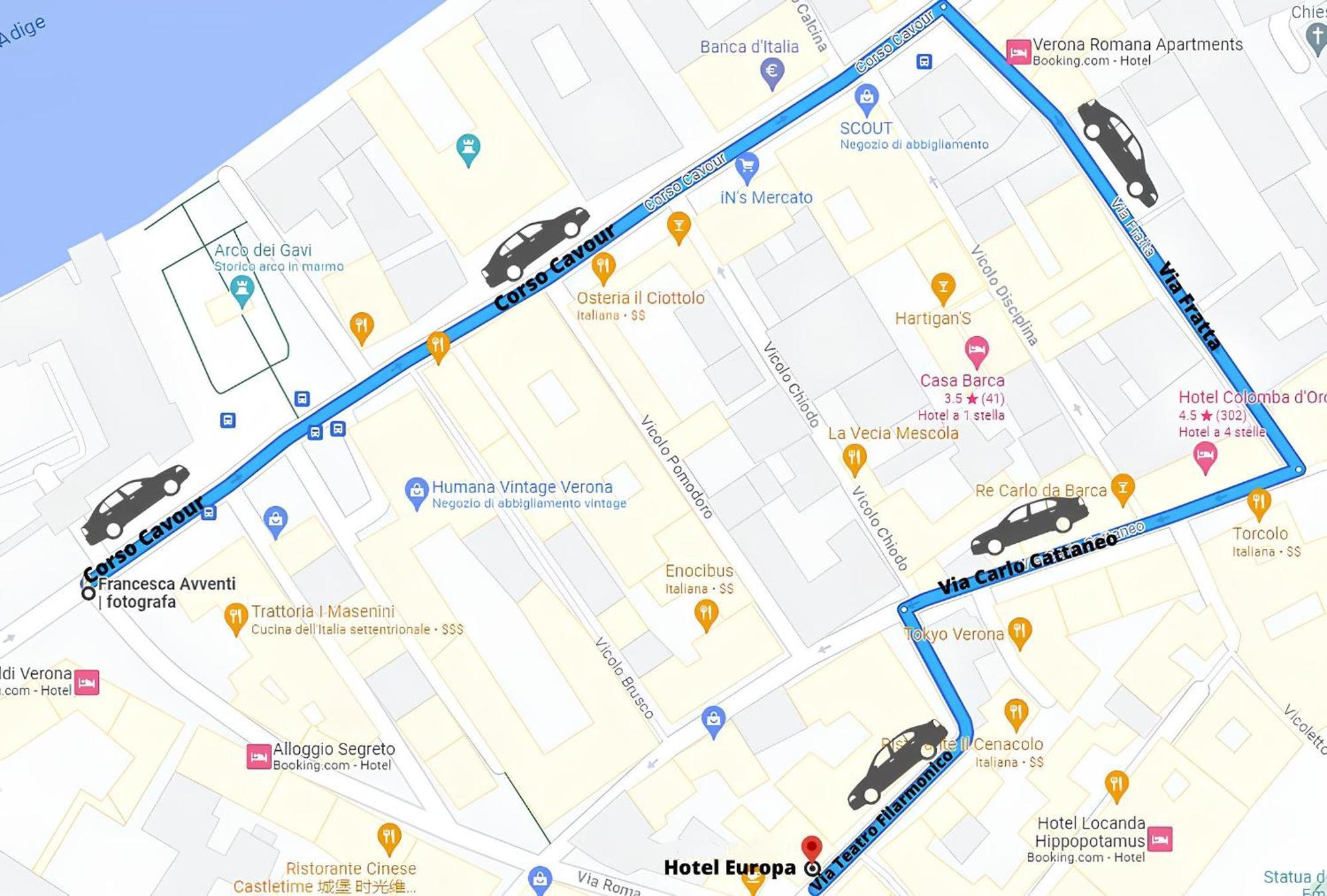 Hotel Europa Verona Exteriér fotografie